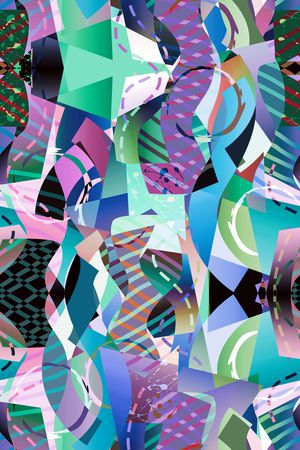 抽象印花华亿平台图片