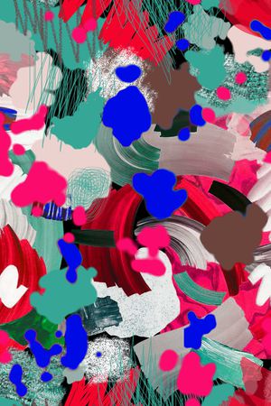 抽象印花华亿平台图片