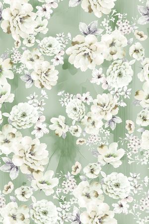 满版散花印花华亿平台图片