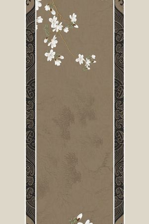 玉兰花印花华亿平台图片