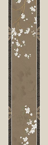 玉兰花印花华亿平台图片