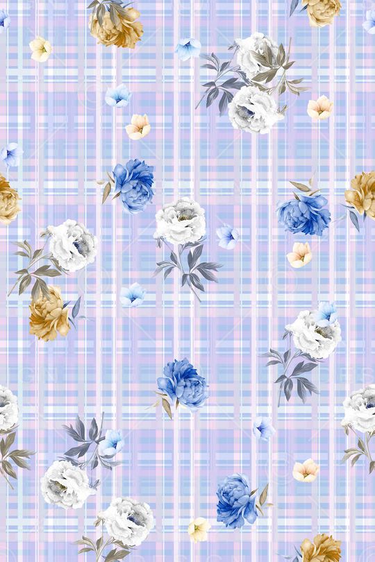 格子印花华亿平台图片