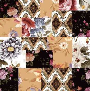 绿植树叶印花华亿平台图片