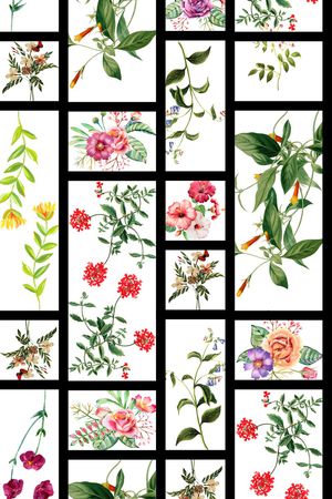 绿植树叶印花华亿平台图片