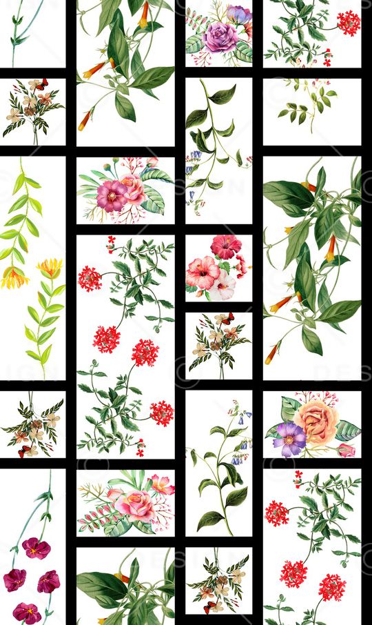 绿植树叶印花华亿平台图片