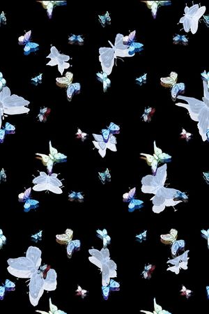 黑底印花华亿平台图片