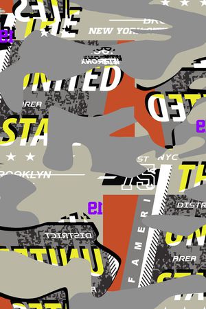 抽象印花华亿平台图片