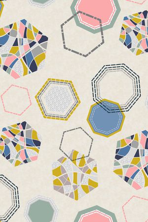 几何印花华亿平台图片