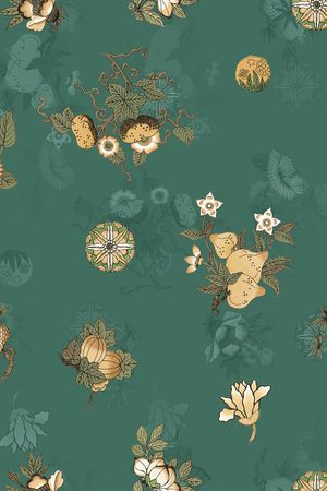 中国风印花华亿平台图片