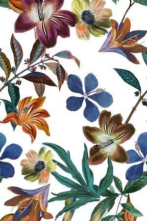 复古印花华亿平台图片