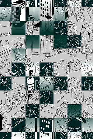 线条印花华亿平台图片