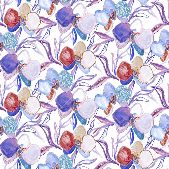 水彩印花华亿平台图片