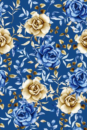 抽象花卉印花华亿平台图片