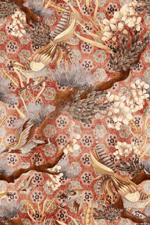 中国风印花华亿平台图片