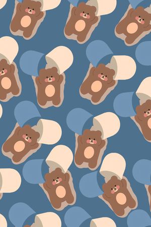 卡通动物印花华亿平台图片