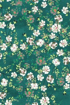 碎花印花华亿平台图片