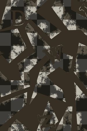 格子印花华亿平台图片