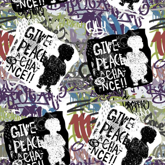 涂鸦印花华亿平台图片