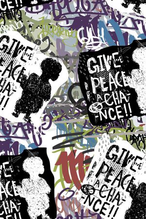 涂鸦印花华亿平台图片