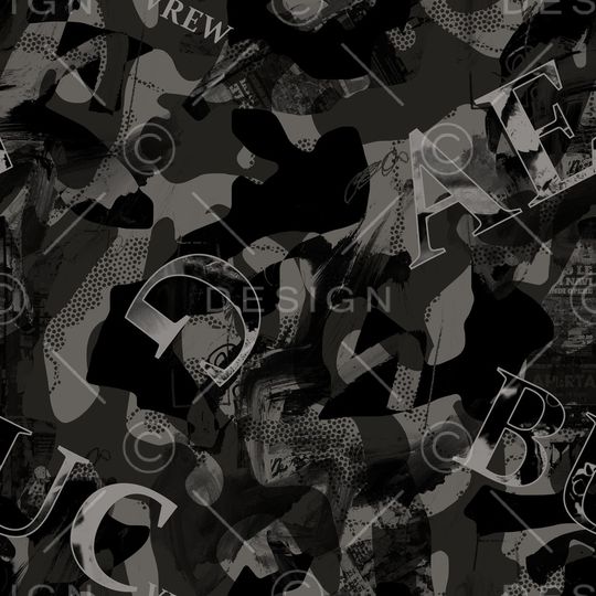 字母印花华亿平台图片