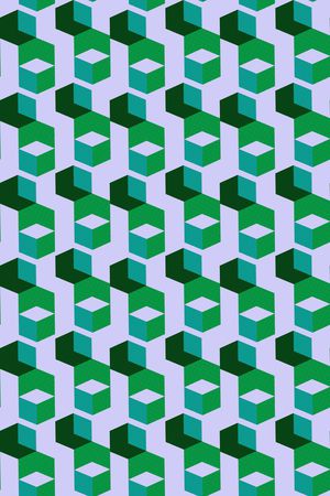 绿色印花华亿平台图片