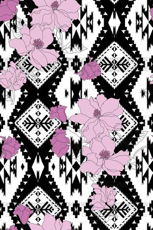 民族风印花华亿平台图片