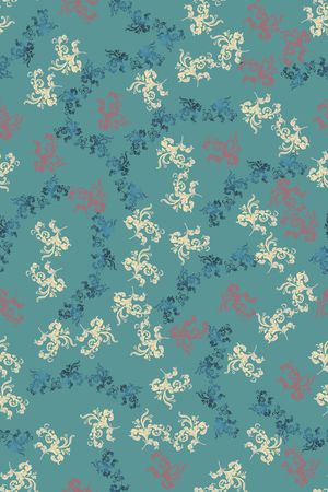 复古印花华亿平台图片