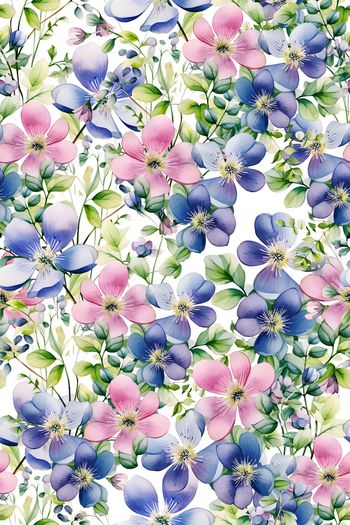 满版散花印花华亿平台图片