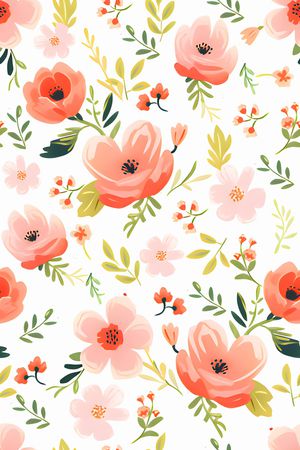 满版散花印花华亿平台图片