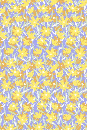 抽象花卉印花华亿平台图片