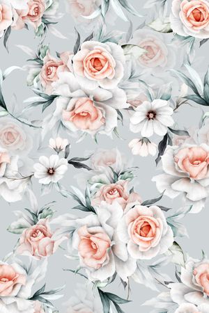 抽象花卉印花华亿平台图片