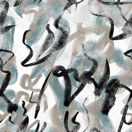 笔触印花华亿平台图片