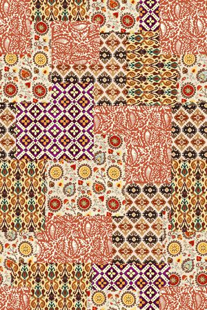 复古印花华亿平台图片