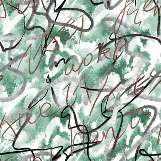 笔触印花华亿平台图片