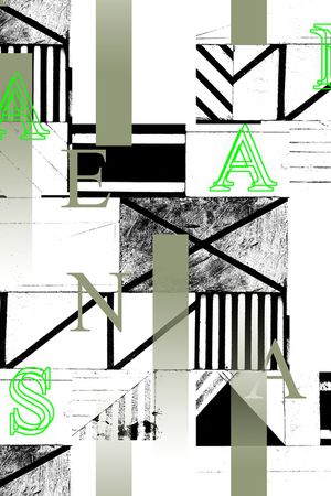 几何印花华亿平台图片