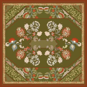 卷草印花华亿平台图片