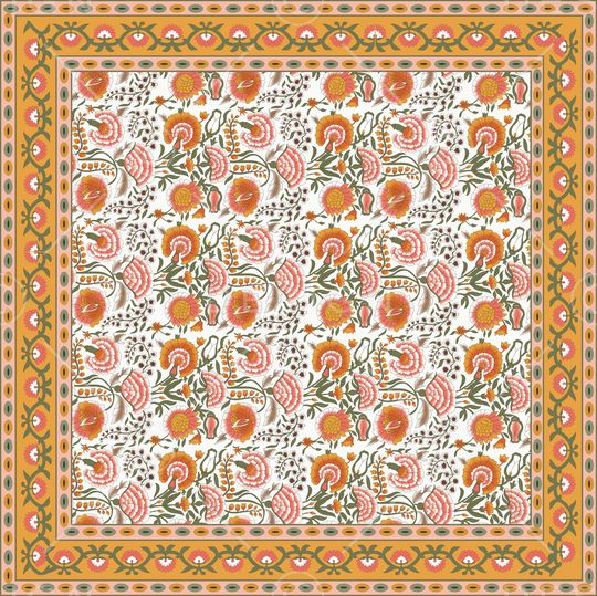 丝巾印花华亿平台图片