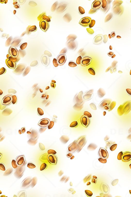 杏仁印花华亿平台图片