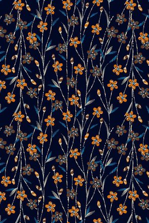 小碎花印花华亿平台图片