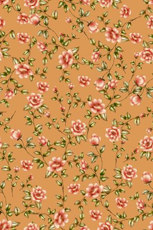 满版散花印花华亿平台图片