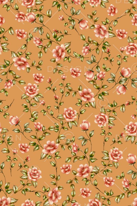 满版散花印花华亿平台图片