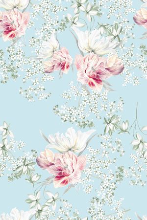 真丝印花华亿平台图片