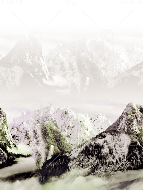 雪山印花华亿平台图片