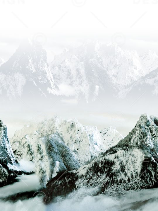 雪山印花华亿平台图片