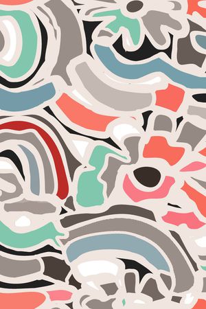 抽象印花华亿平台图片