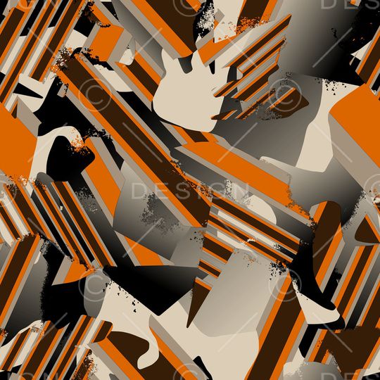 条纹印花华亿平台图片