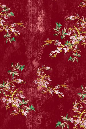 中国风印花华亿平台图片