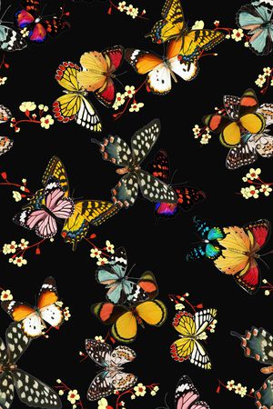 黑底印花华亿平台图片