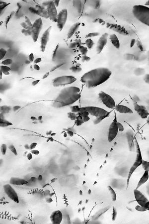 水墨风印花华亿平台图片