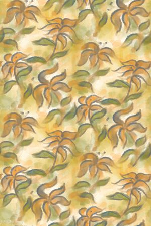 抽象花卉印花华亿平台图片